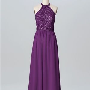 Plum Evening Dress. LIKE NEW!! Only worn once!